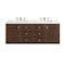 James Martin Vanities Amberly 60in Double Vanity, Mid-Century Walnut w/ 3 CM White Zeus Top 670-V60D-WLT-3WZ - alternate 2